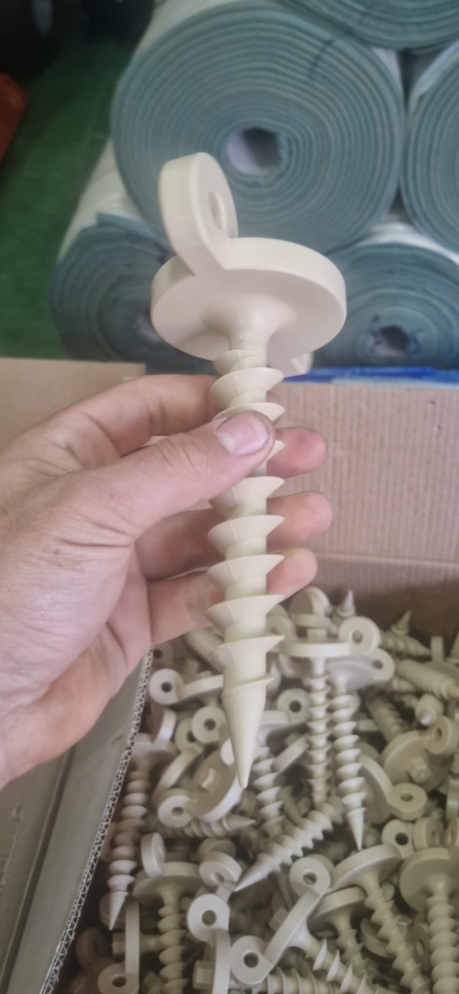 Vite fissaggio telo copri ballone