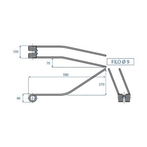 Dente giroandanatore cimac, gherardi