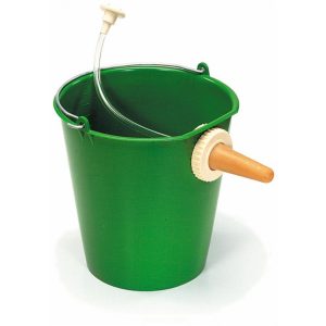 Ama Secchio da 10 Lt con Poppatoio Autopescante per Vitelli