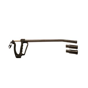 LANCIA BOLO CON 3 TESTE INTERCAMBIABILI mod. LUNGO ASTA cm. 45